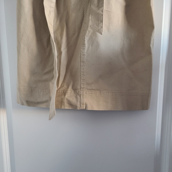 Beige Midi Skirt with Belt Uniqlo Womens Size Small - Picture 4 of 8